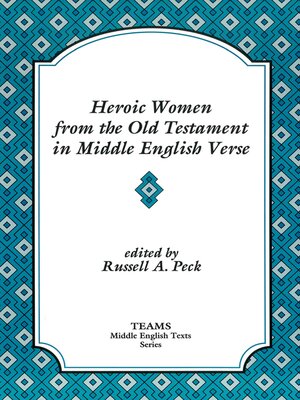 cover image of Heroic Women from the Old Testament in Middle English Verse